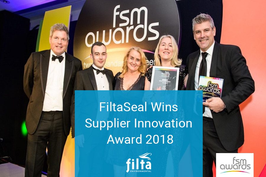 FiltaSeal Wins Supplier Innovation Award 2018 - Filta