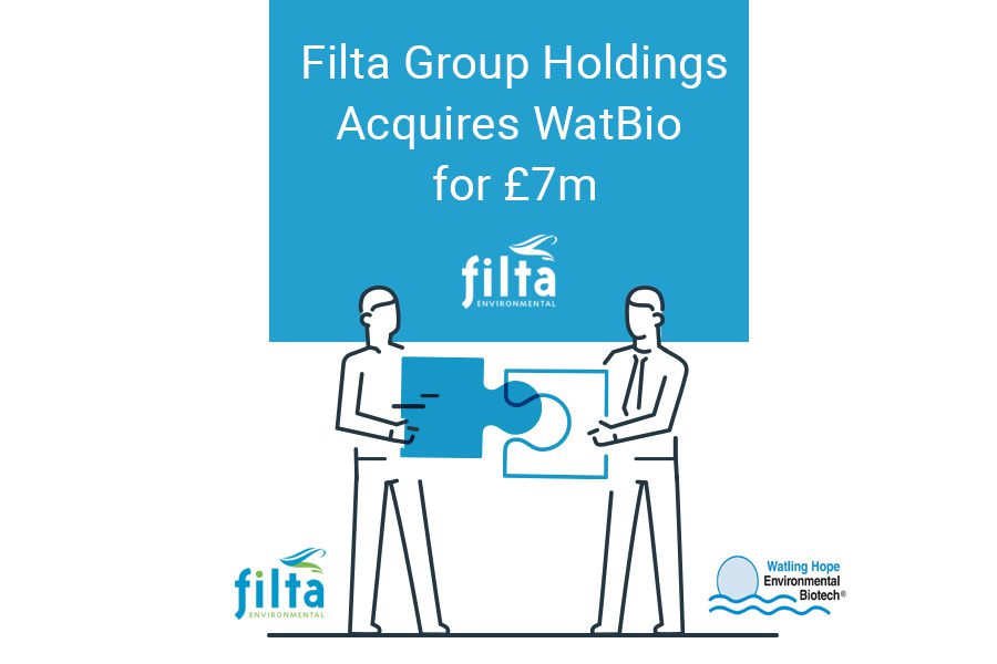 Filta Group Holdings Acquires WatBio for £7m - Filta Environmetal UK