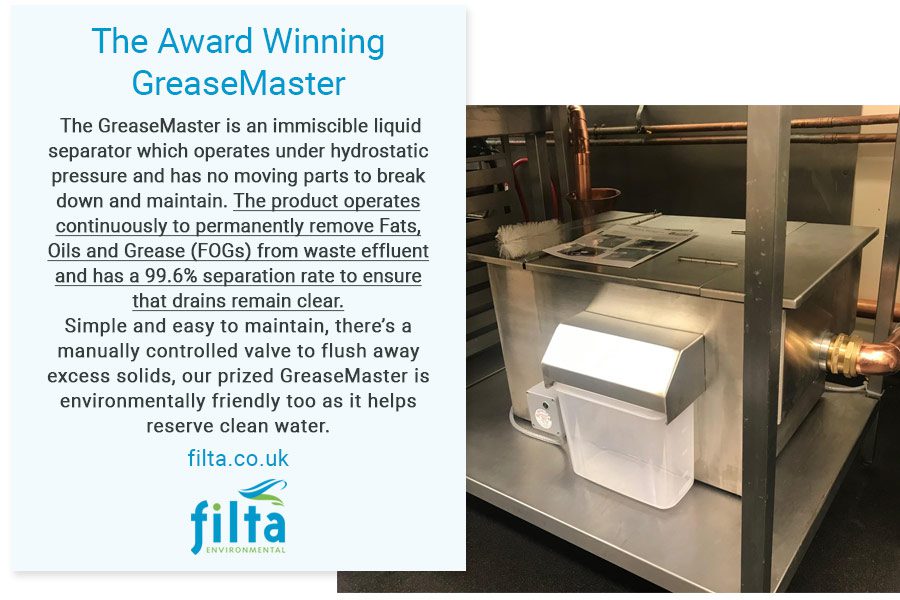 Award Winning GreaseMaster - Filta Environmental - UK