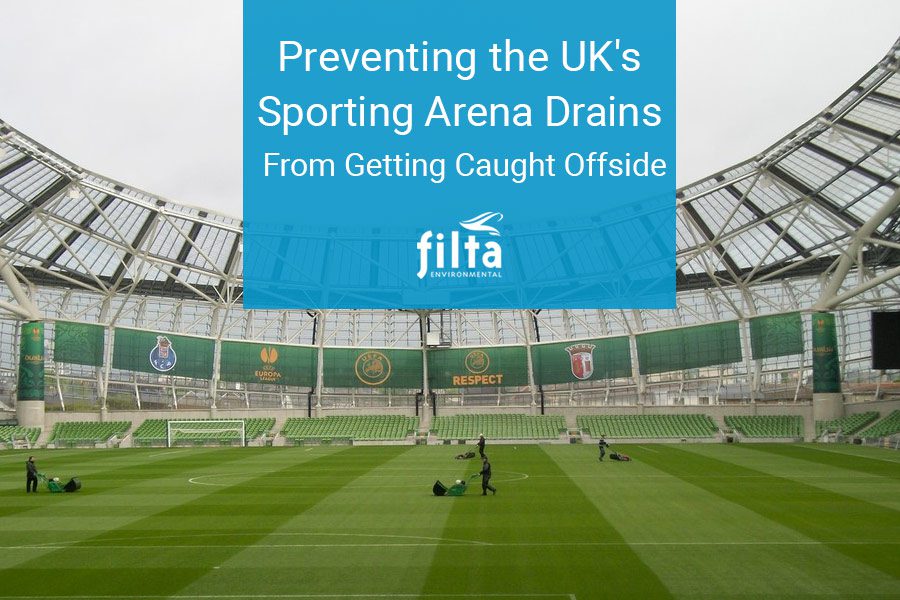 Preventing Drains - Sporting Arena - Filta Environmental
