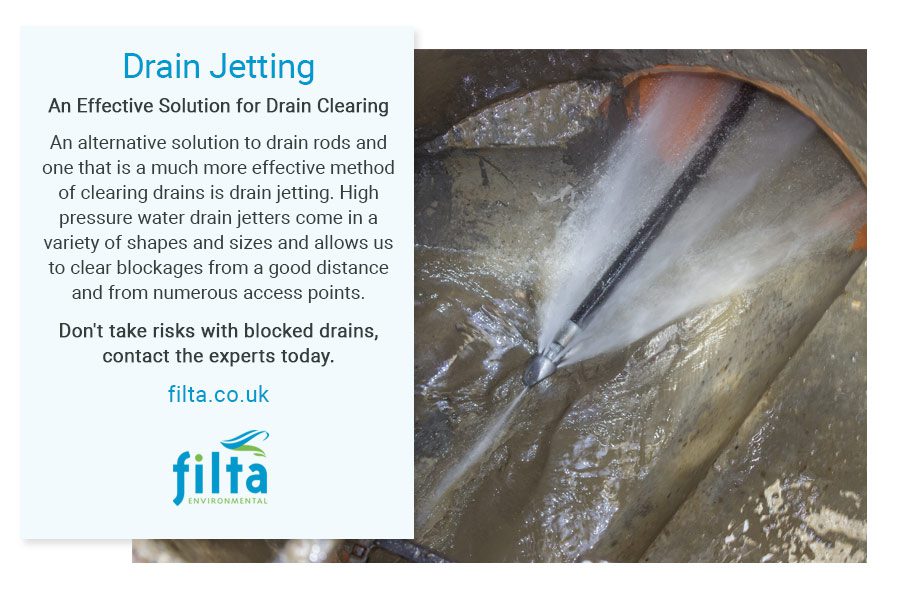 Drain Jetting Service for Drain Cleaning UK - Filta Environmental