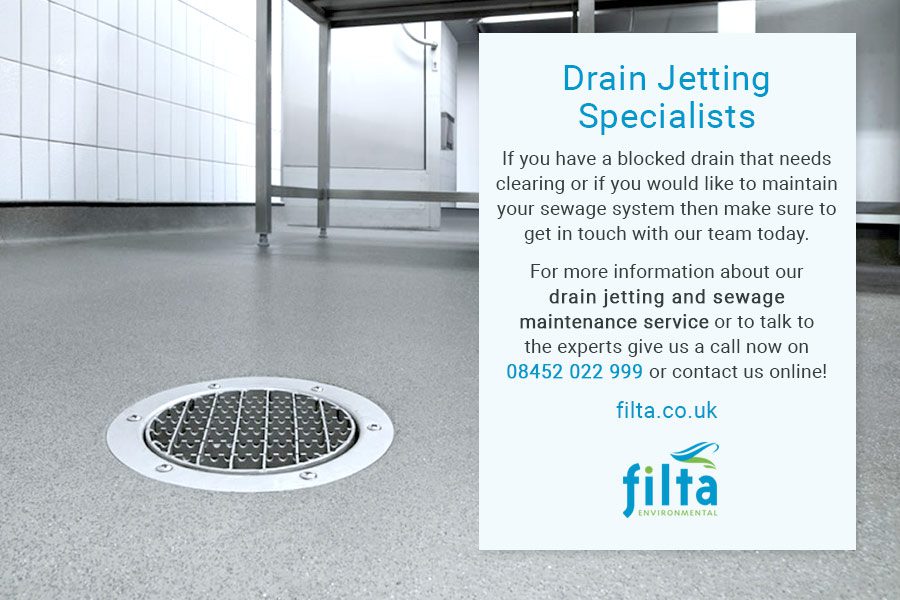 Drain Jetting Specialist UK Drain Clearing - Filta Environmental