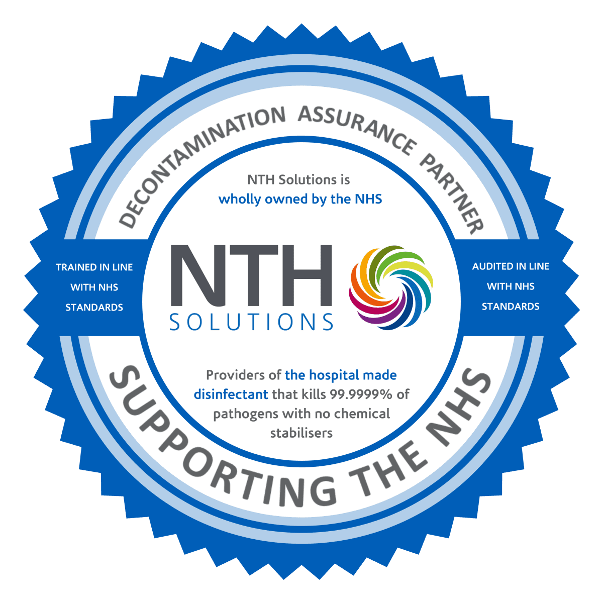 Decontamination assurance partner badge v3