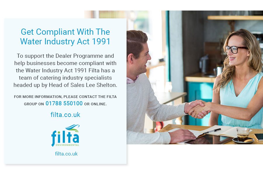 Get Compliant Water Industry Act 1991 - Catering Industry - Filta UK