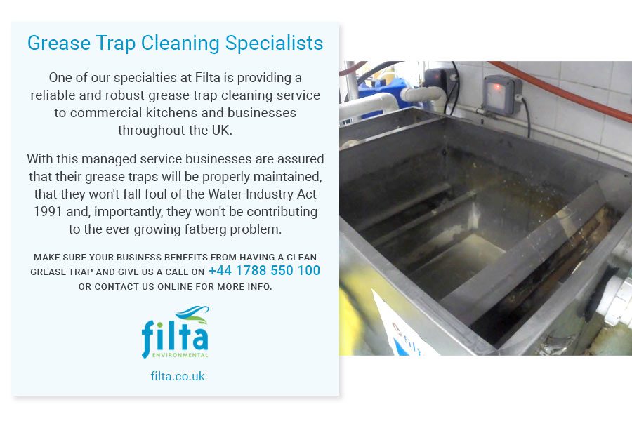 Grease Trap Cleaning Specialist - Filta Environmental UK