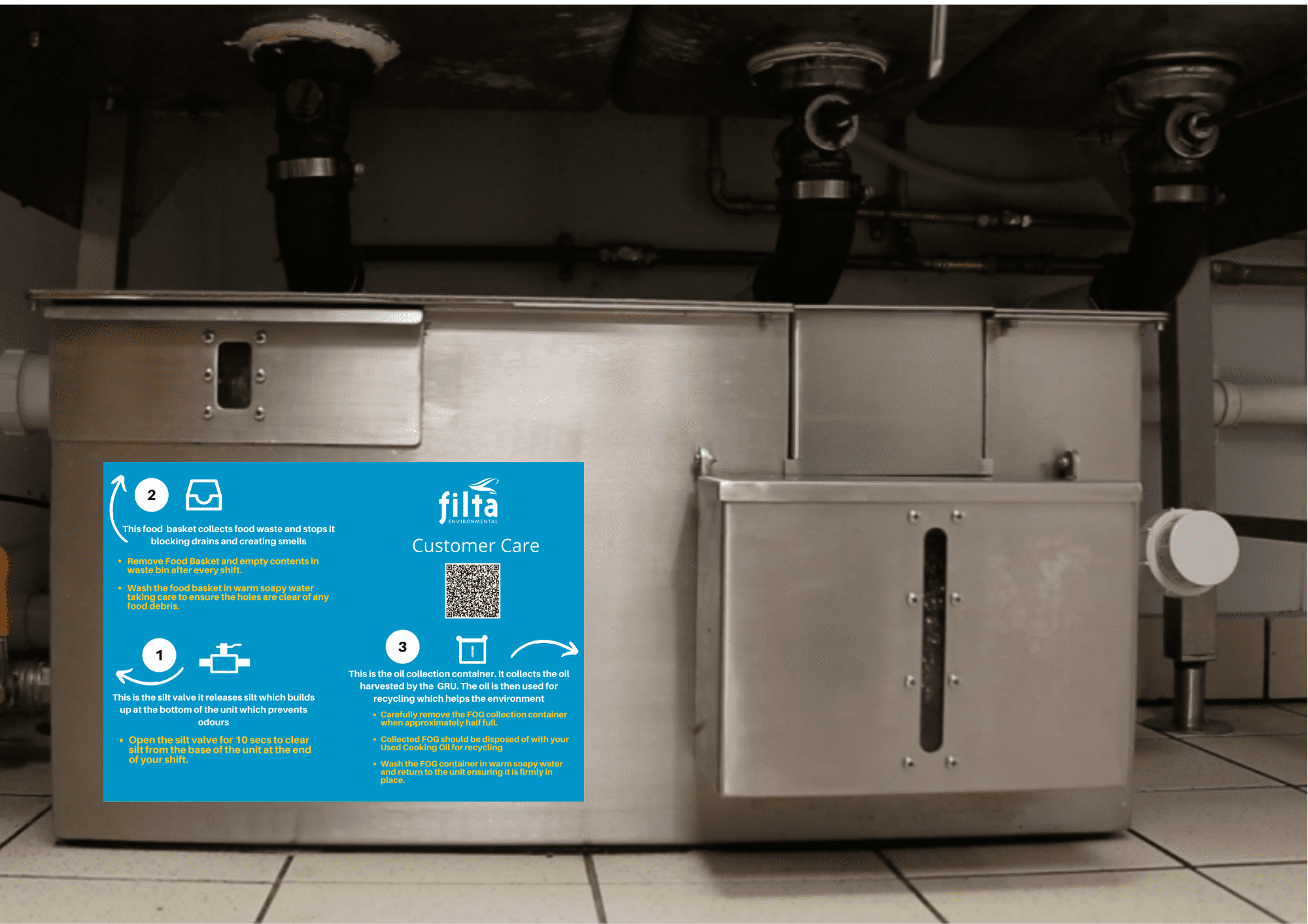 Filta FOG Cyclone under sink