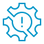Icon illustrating disruption Icon illustrating disruption