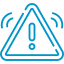 Icon illustrating an emergency Icon illustrating an emergency